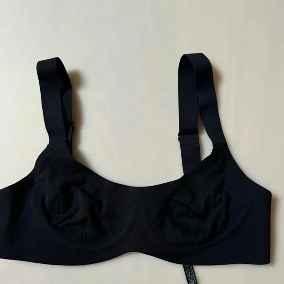 Free People BONDED UNDERWIRE BRA | BLACK Size Small NWOT - Picture 2 of 4